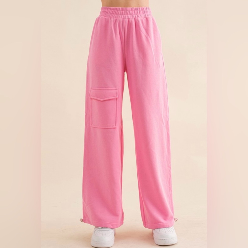 Pink Women's Track Pants - Picture 5 of 6